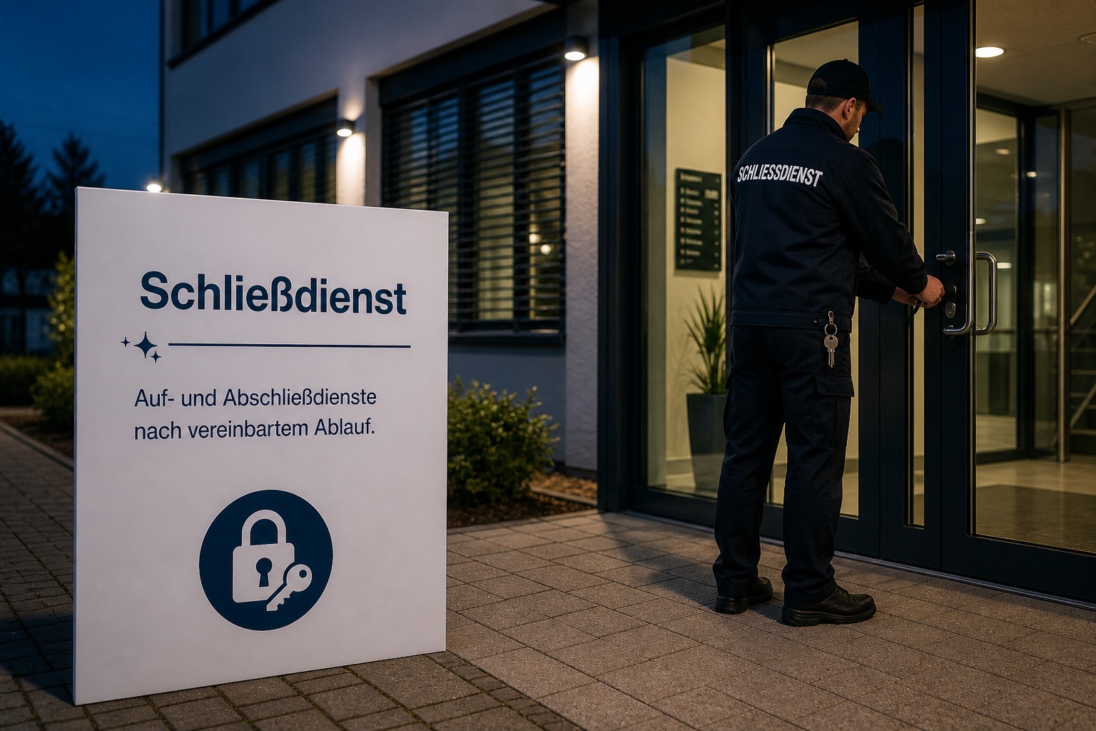 Türschloss an einem Eingang